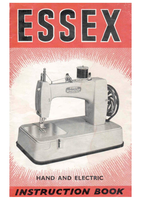 Essex Chain Stitch manual cover