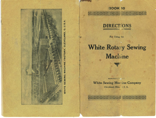 White Rotary — Book 10 manual cover