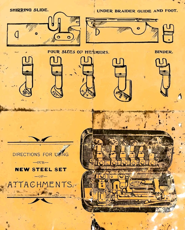 Greist Top Clamp Attachments in Steel Box (color-corrected scan) manual cover