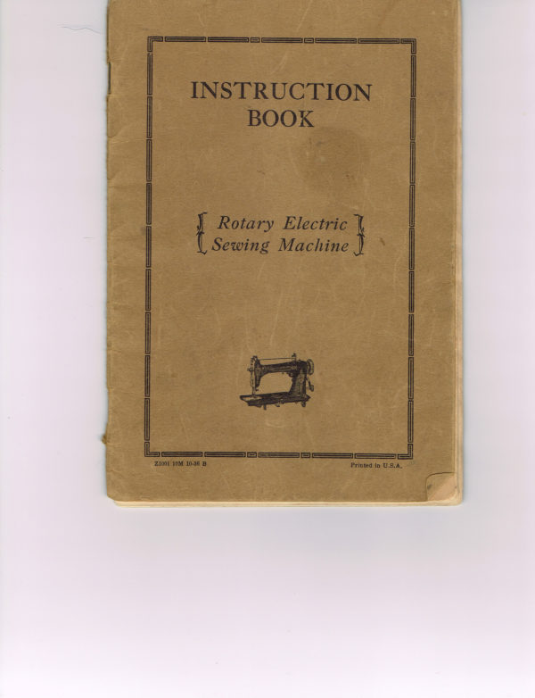 Eldredge Improved Rotary B manual cover