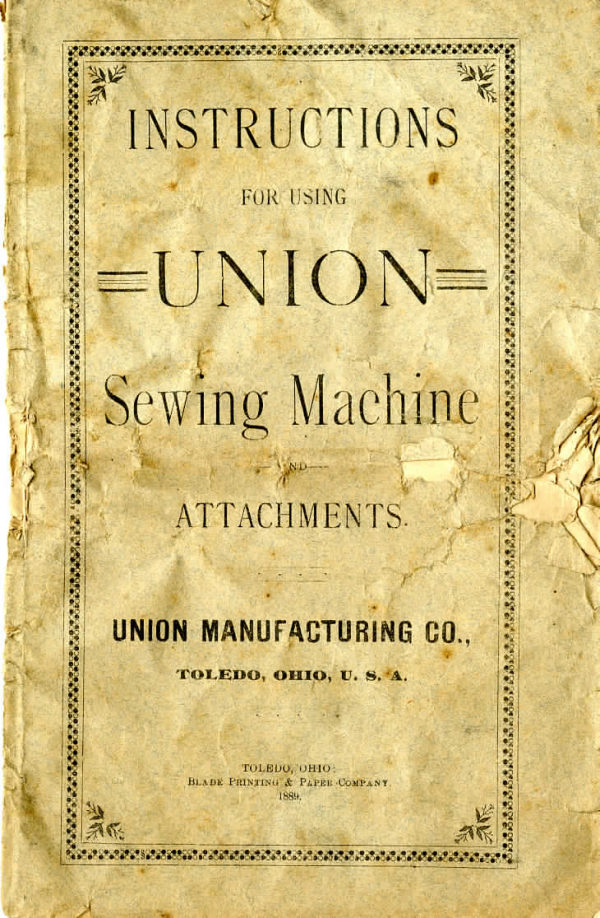 Union manual cover