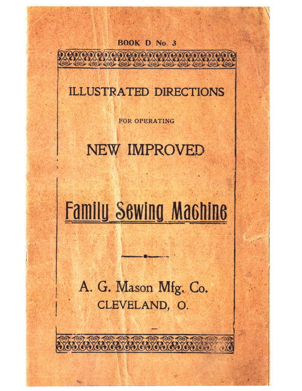 A. G. Mason Family manual cover