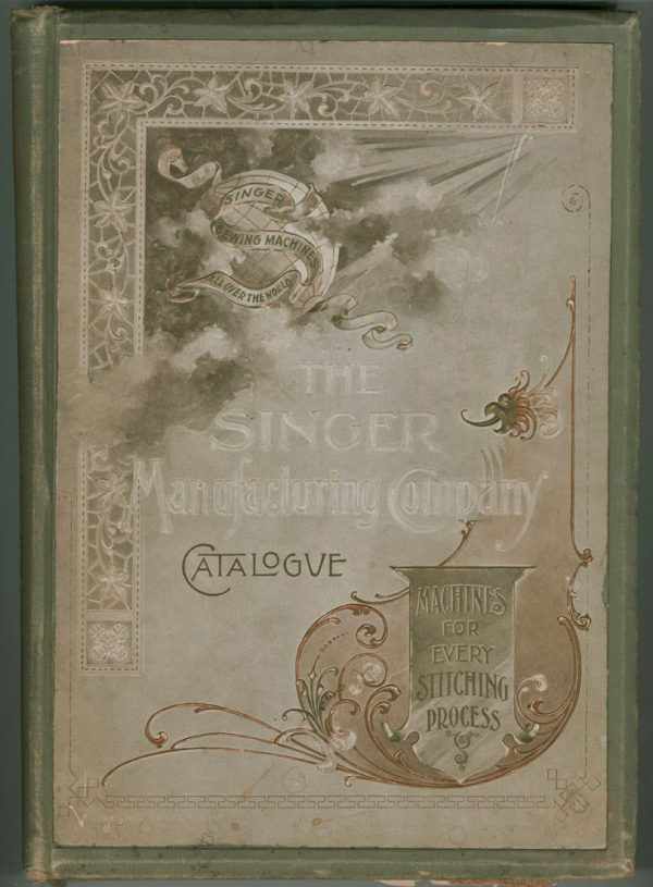 1896 Singer Sewing Machine Catalog manual cover