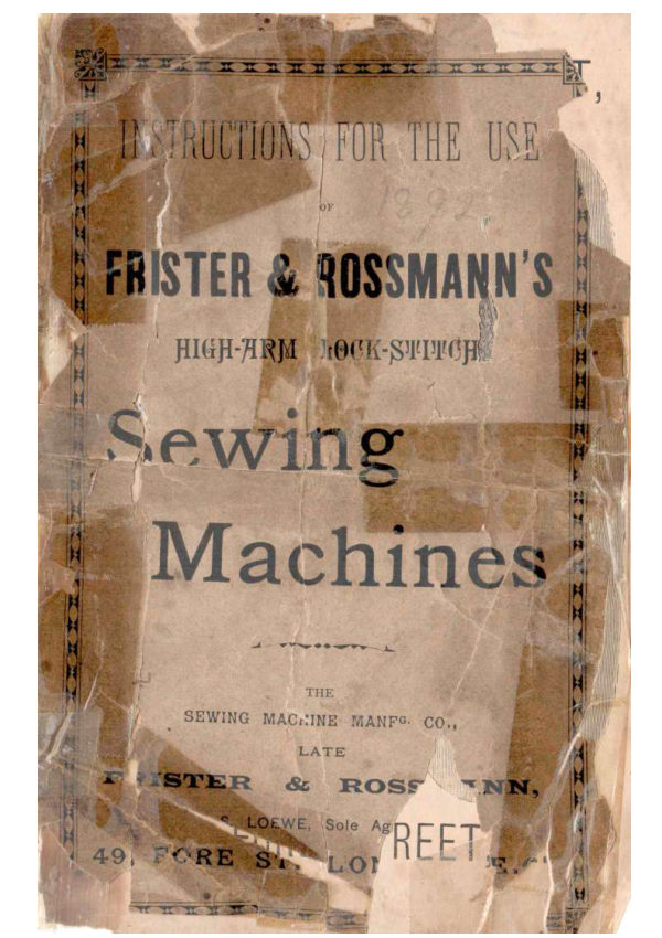 Frister & Rossmann Transverse Shuttle manual cover