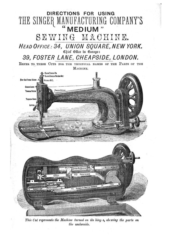Singer 13K manual cover