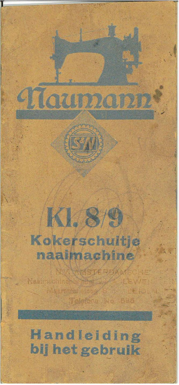 Seidel & Naumann Models 8 & 9 manual cover