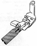 Singer 221K Featherweight (white) illustration