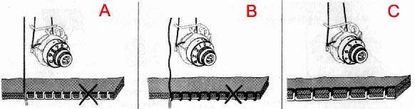 Singer 221K Featherweight (white) illustration
