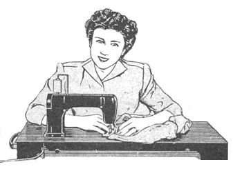 Fischer-Mewa Freia (Free Arm) in German and English illustration