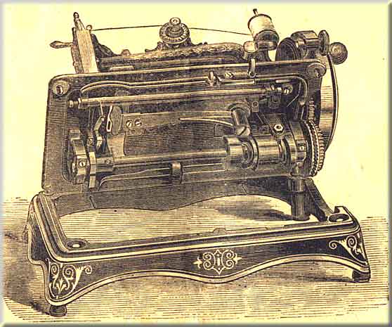 Howe Treadle, Hand & Wheelfeed Machines illustration