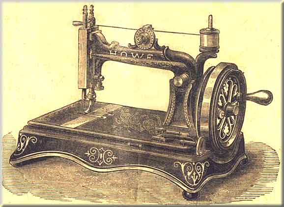 Howe Treadle, Hand & Wheelfeed Machines illustration