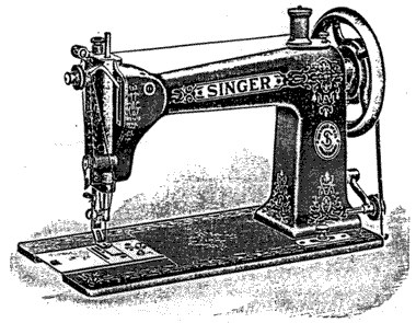 Singer 9W Rotary illustration