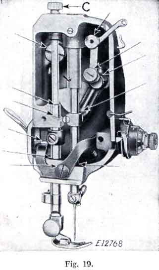 Singer 221K Featherweight (black) illustration