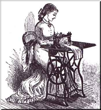 Wheeler & Wilson No.8 Treadle & Hand illustration