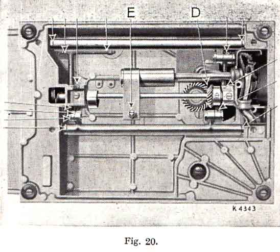 Singer 221K Featherweight (black) illustration