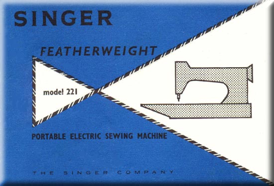 Singer 221K Featherweight (white) illustration