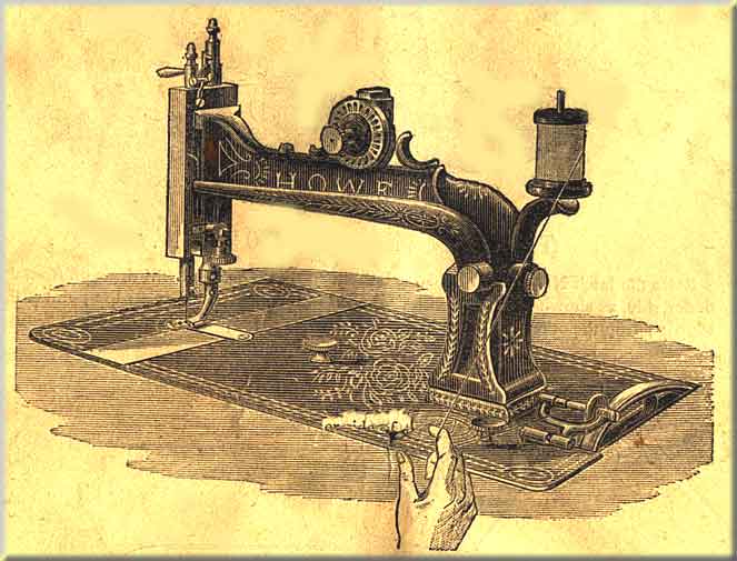 Howe Treadle, Hand & Wheelfeed Machines illustration