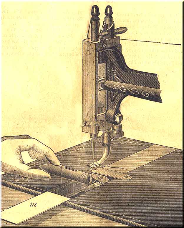 Howe Treadle, Hand & Wheelfeed Machines illustration