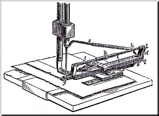 Wheeler & Wilson No.8 Treadle & Hand illustration