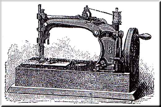 Wheeler & Wilson No.8 Treadle & Hand illustration