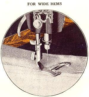 Singer Adjustable Hemmer Sewing Machine Attachment