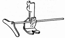 Singer 221K Featherweight (white) illustration