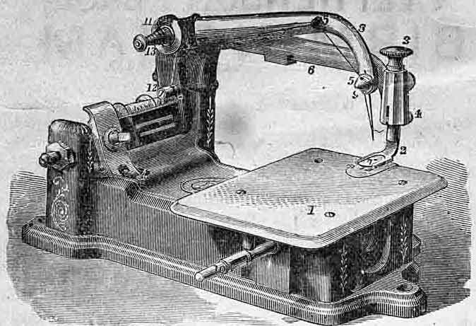 Wheeler & Wilson Family Machines illustration