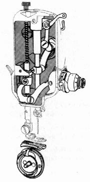 Singer 221K Featherweight (white) illustration