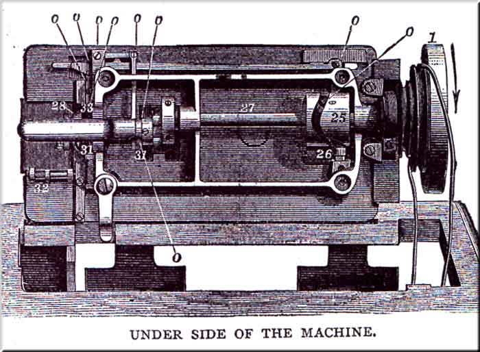Wheeler & Wilson No.8 Treadle & Hand illustration