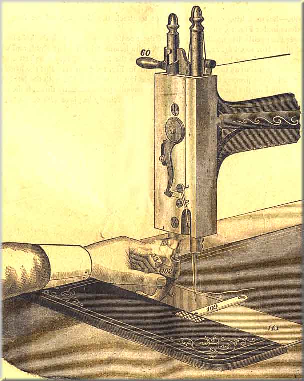 Howe Treadle, Hand & Wheelfeed Machines illustration