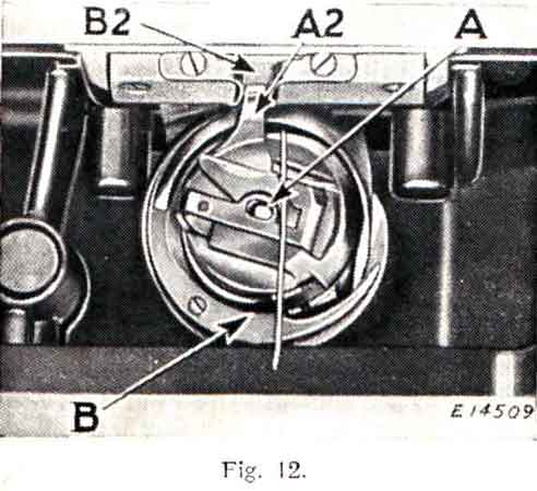 Singer 221K Featherweight (black) illustration