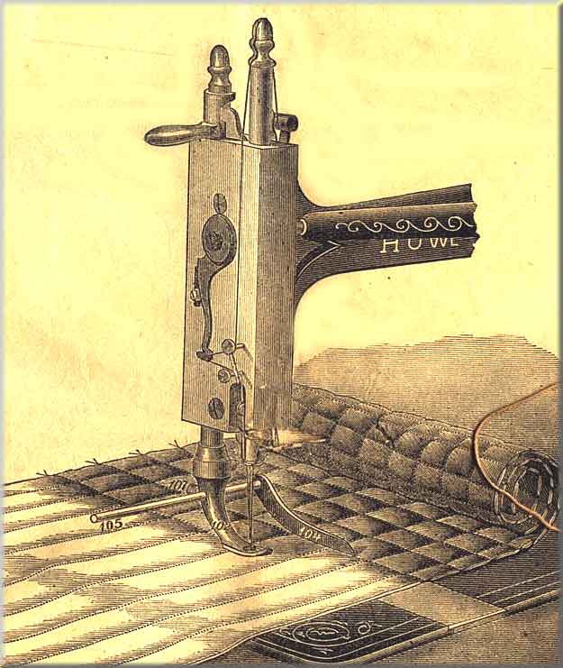 Howe Treadle, Hand & Wheelfeed Machines illustration