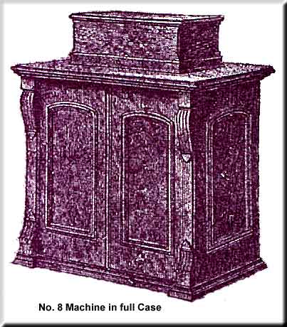 Wheeler & Wilson No.8 Treadle & Hand illustration