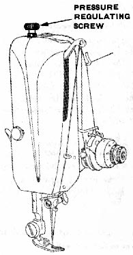 Singer 221K Featherweight (white) illustration