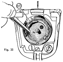 Fischer-Mewa Freia (Free Arm) in German and English illustration