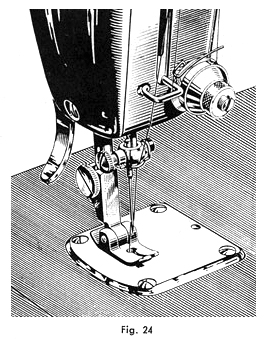 Fischer-Mewa Freia (Free Arm) in German and English illustration