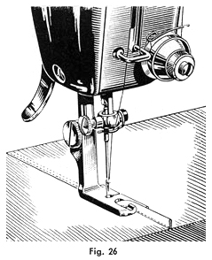 Fischer-Mewa Freia (Free Arm) in German and English illustration