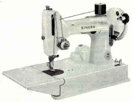 Singer 221K Featherweight (white) illustration